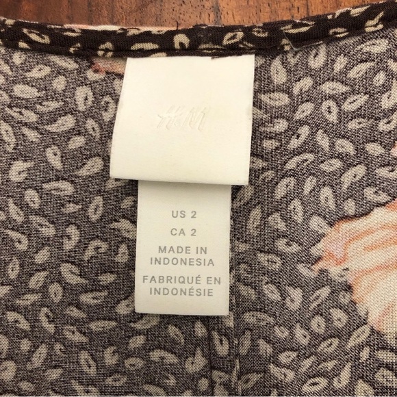 H&M Boho Feminine Cottagecore Tan Earthy Button Down Summer Festival Maxi Dress. - Picture 3 of 13